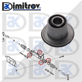Тампон кормилна рейка BMW F10 F11 F18 Lexus ES Suzuki Liana Toyota Avalon Camry Celica Corolla Crown Hilux Prius Verso S Yaris